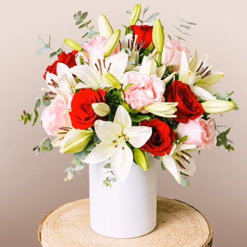 Always Near: Roses and Lilies Always Near: Roses and Lilies