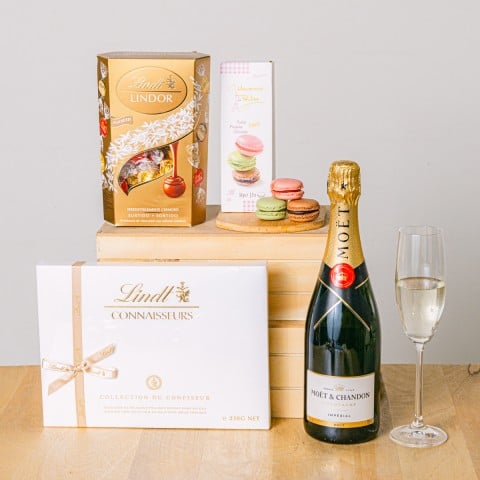 Deliciously Sweet: Selection of Chocolates and Champagne Deliciously Sweet: Selection of Chocolates and Champagne