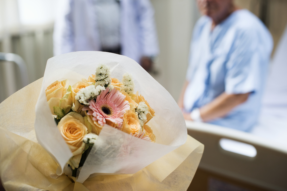 hospital visit flowers
